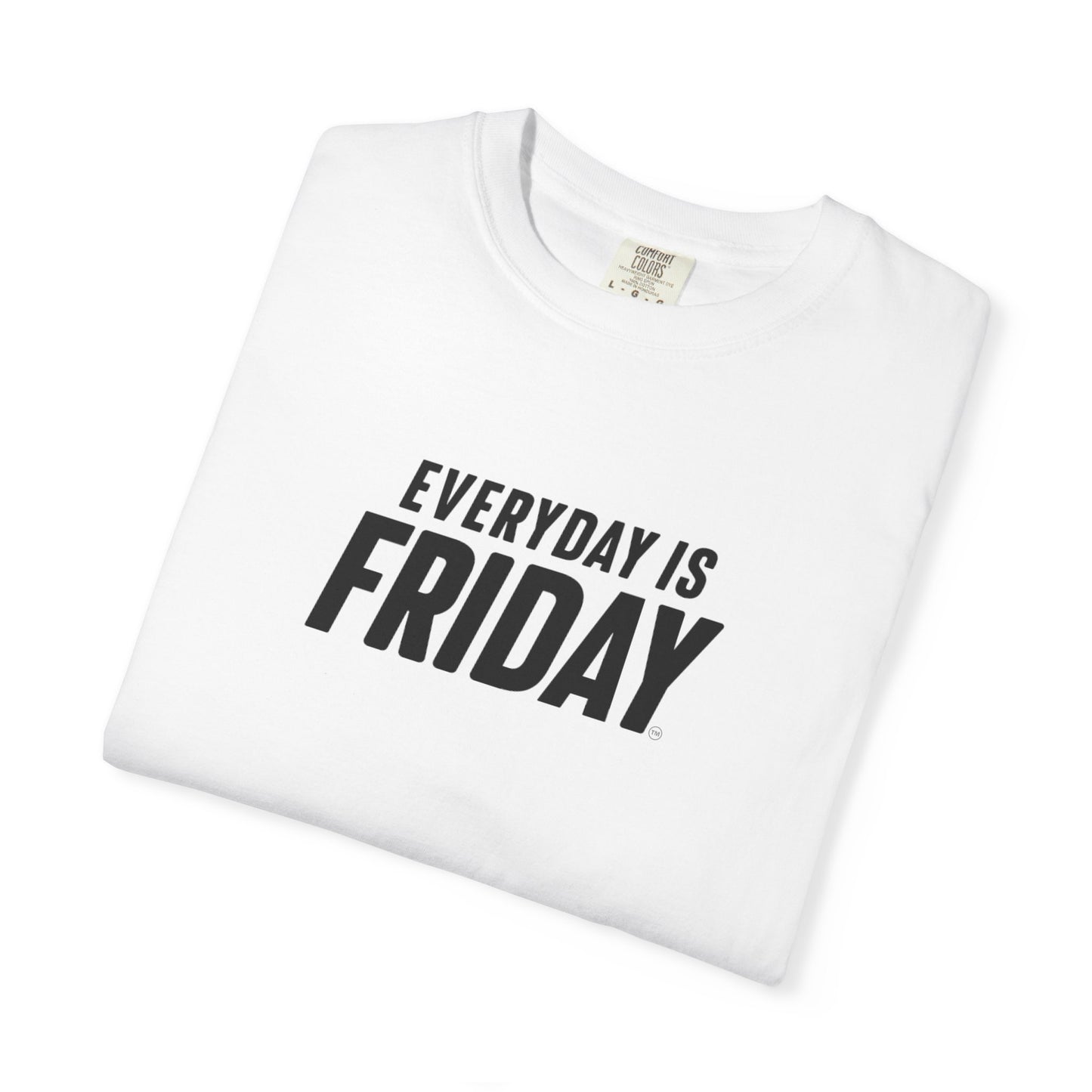 Everyday is Friday T-shirt, White, Blue, Gray T- shirts